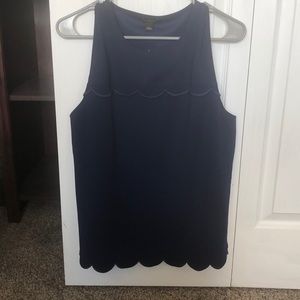 Ann Taylor Blue Sleeveless Tank